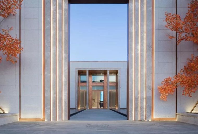 天津金地臻悅售樓處：新現代主義的藝術美學 | EH+DESIGN